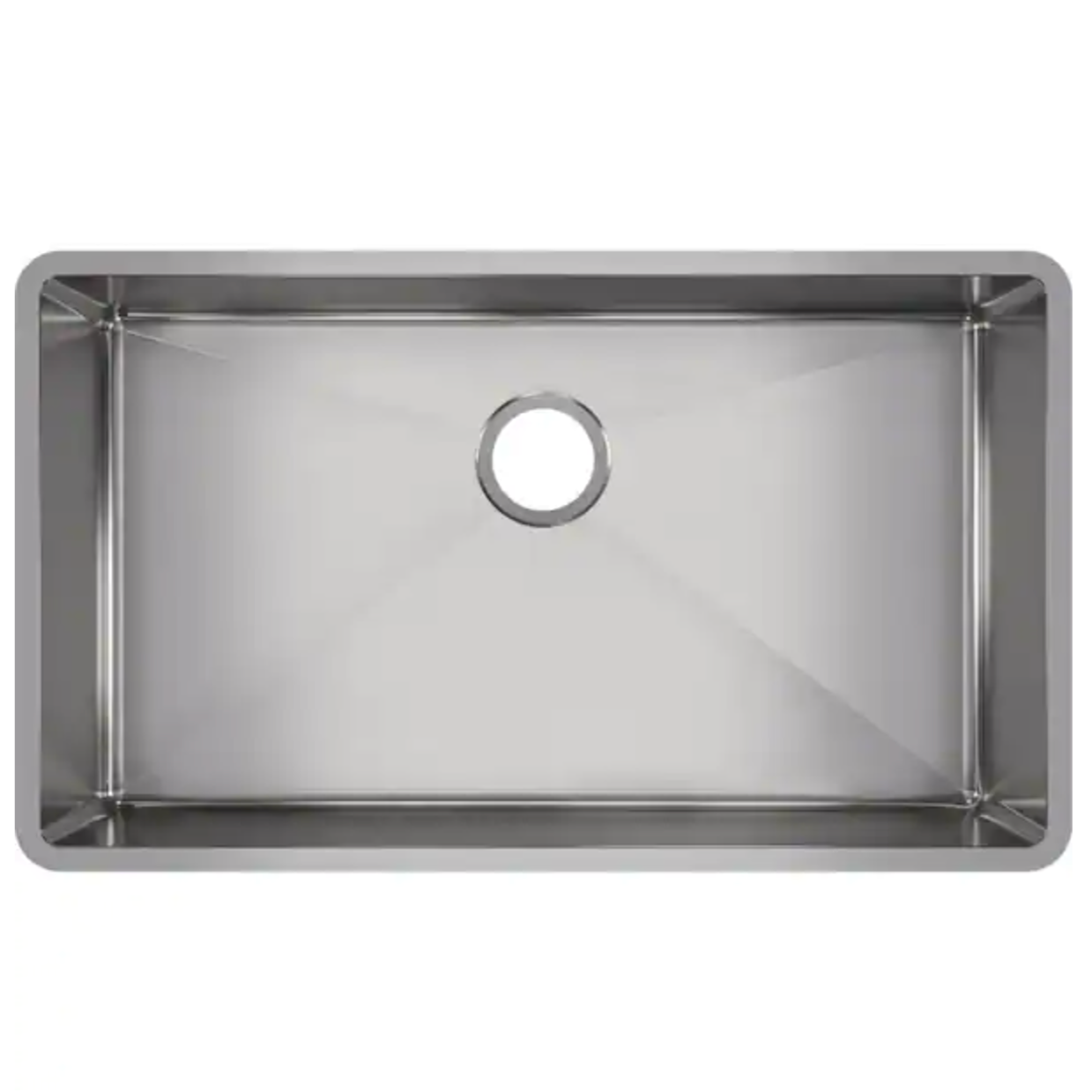 Elkay crosstown 32" undermount single bowl 18 gauge stainless steel kitchen sink